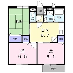 フォレストパ－クIIの物件間取画像